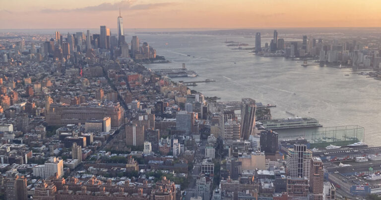 Ausblick auf Manhattan von The Edge